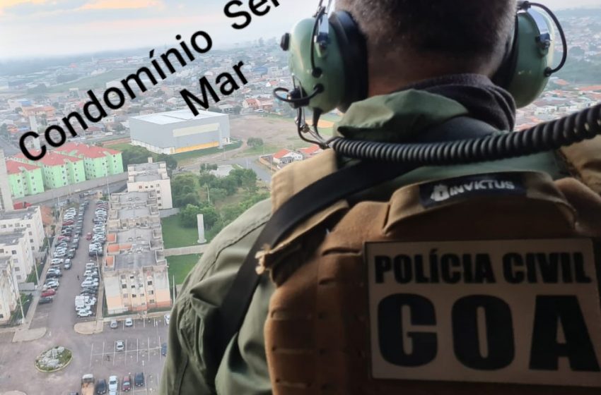  Policia realiza operação e busca envolvidos em tráfico de drogas e homicídios em São José dos Pinhais