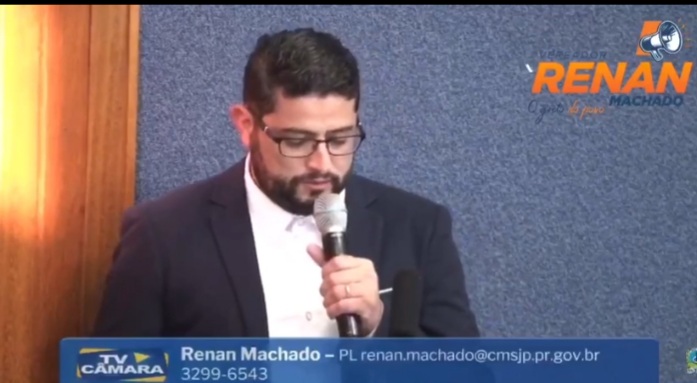  Vereador  de São José dos Pinhais discursa contra fechamento do comércio  e defende  comerciantes