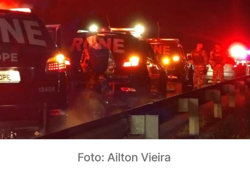  Quatro integrantes de quadrilha especializada em roubo de cargas morrem em confronto com a polícia em São José dos Pinhais