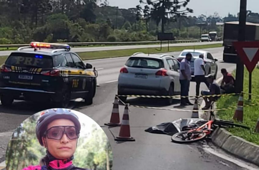  Ciclista morre atropelada na BR 277 em São José dos Pinhais