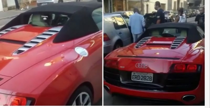  Não está fácil pra ninguém! O Rei Roberto Carlos fica sem gasolina e vai embora de Golf no RJ.