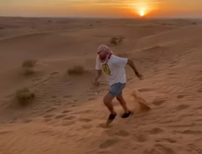  Luan treina na neve, e Weveton zoa: ‘Quero ver correr no deserto…