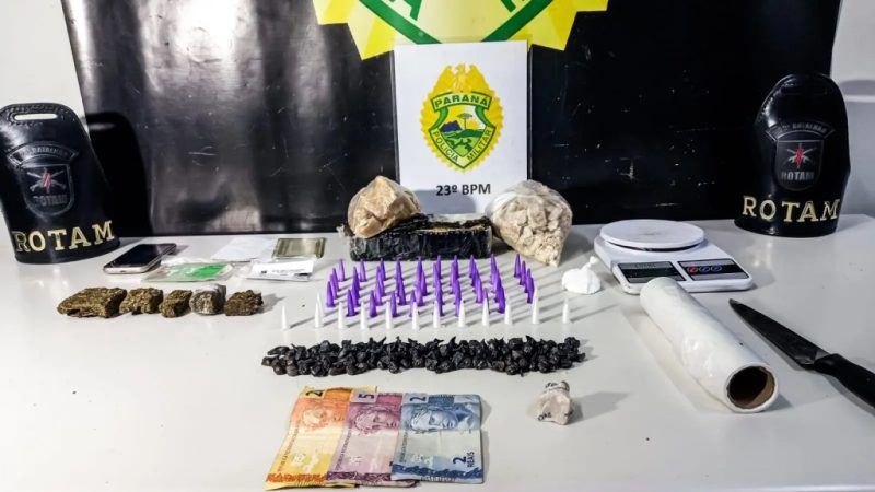  Trio ganha liberdade em “saidinha de natal” mas é preso com drogas em Curitiba
