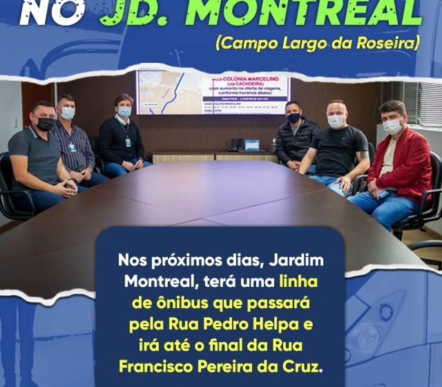  Bairro Jardim Montreal terá sua primeira linha de ônibus municipal