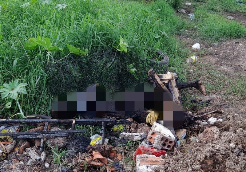  Corpo de mulher carbonizado é encontrado por trabalhadores perto de estádio na RMC