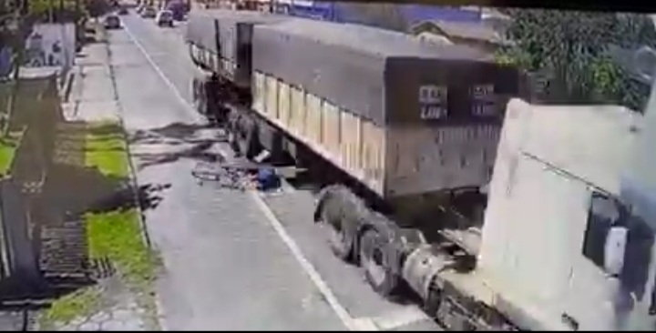 Ciclista quase morre atropelado em Morretes Paraná
