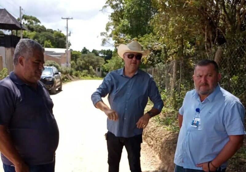  Vereador Feneme esteve na região da Borda do Campo ouvindo a população.