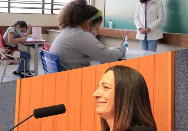  Vereadora Fátima de Paula exalta figura do professor, destaca desafios da categoria e comemora o retorno das aulas em São José dos Pinhais