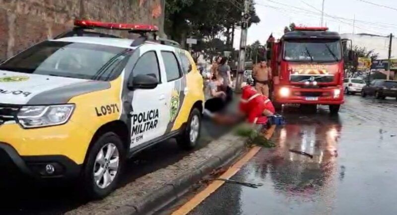  Tragédia! Pitbull escapa durante vendaval e mata homem em Curitiba