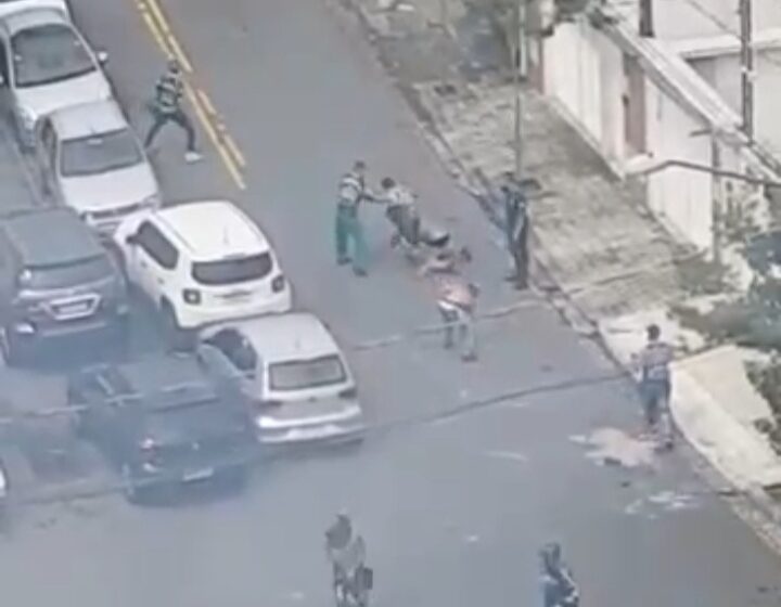  Torcedores do Coritiba e Santos  brigam perto da Vila Belmiro