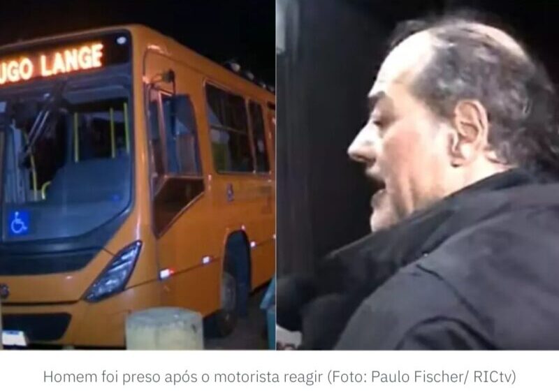  Homem sequestra ônibus e pede para motorista destruir condomínio em Curitiba