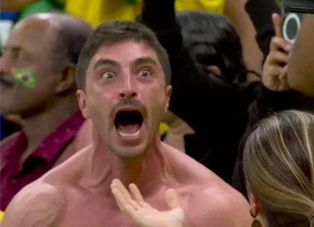  Brasileiro que viralizou com comemoração ‘nervosa’ na Copa vive momento de celebridade no Catar: ‘Fila pra tirar foto’