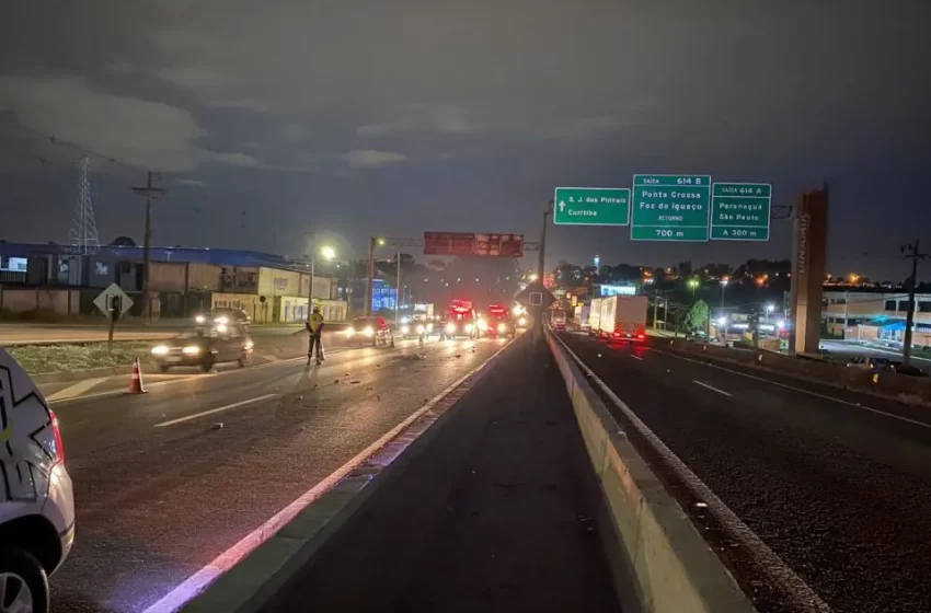  Homem morre atropelado por vários carros na BR-376 e tem corpo encontrado por socorristas