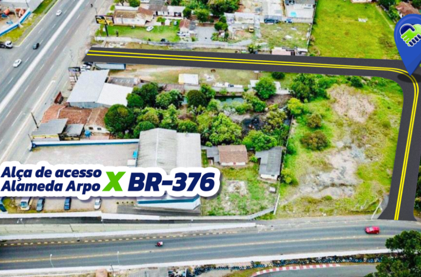  Obras para Alça da Alameda Arpo x BR-376 devem começar em breve