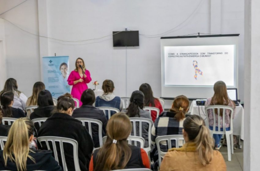  Prefeitura de Rio Branco do Sul: SAÚDE REALIZA PALESTRA A MÃES DE PESSOAS COM TRANSTORNO DO ESPECTRO AUTISTA