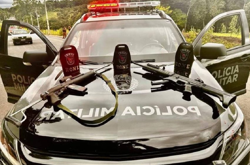  Dupla com metralhadora e fuzil morre em tiroteio em Quatro Barras