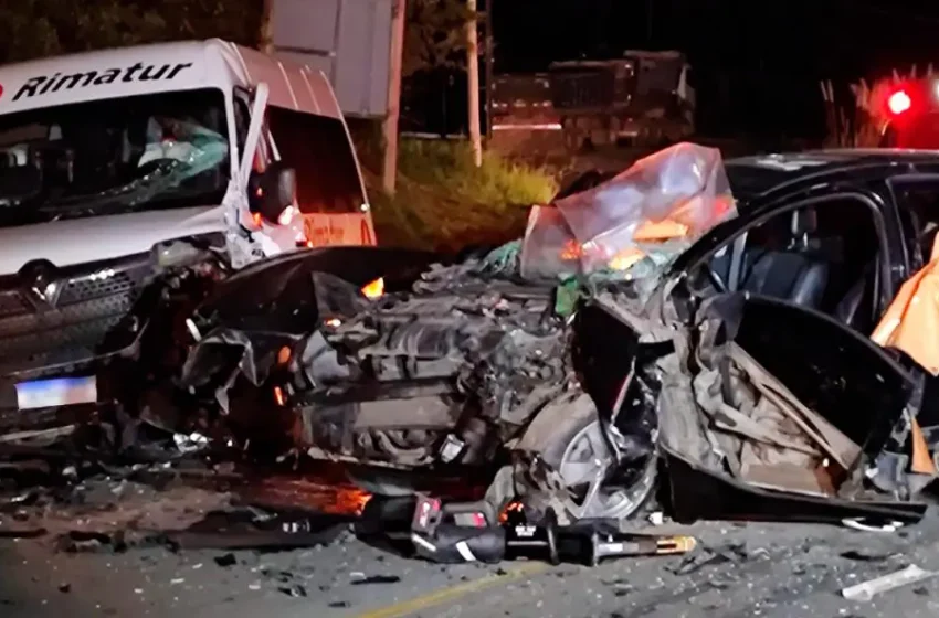  Tragédia na Rodovia dos Minérios: Motorista morre após colidir de frente com van