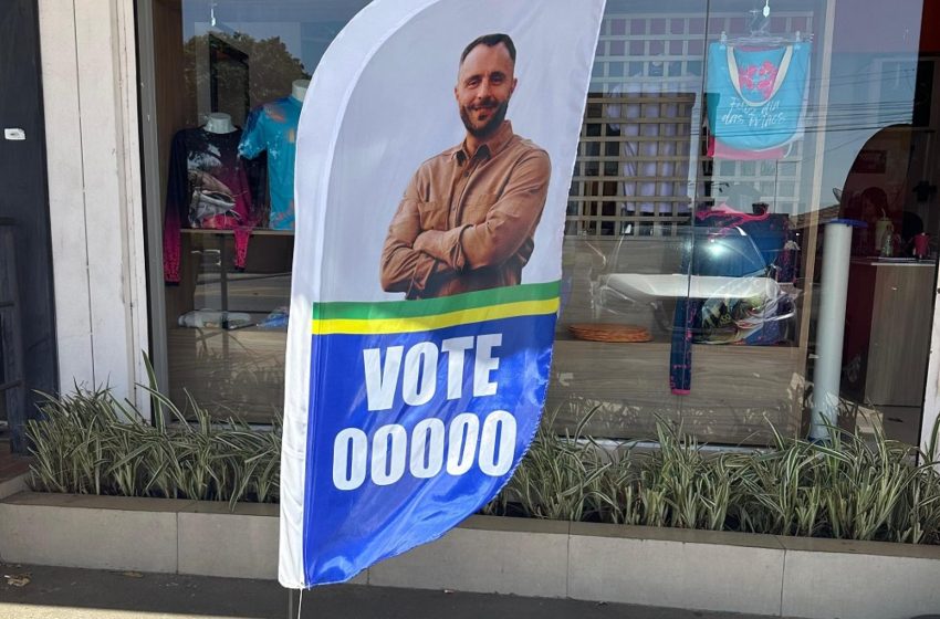  Excesso de Wind Banners em São José dos Pinhais Gera Reclamações de Moradores e Motoristas