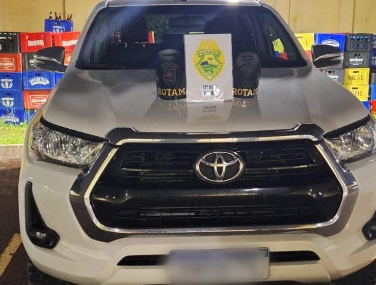  Indivíduo com Hilux furtada em Barra Velha-SC é preso pela ROTAM em São José dos Pinhais