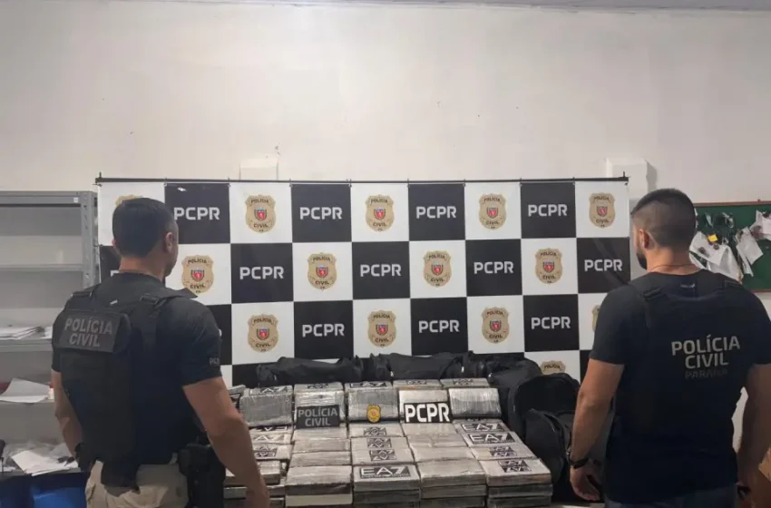  Polícia Militar apreende 512 kg de cocaína em Piraquara; desdobramento resulta na prisão de casal com mais 169 kg da droga