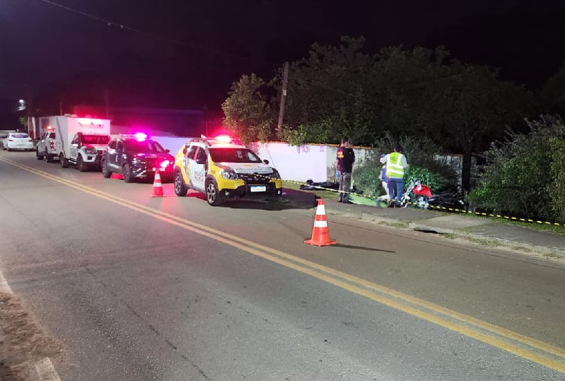  ALTA VELOCIDADE RESULTA EM TRAGÉDIA EM ALMIRANTE TAMANDARÉ