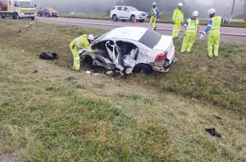  Mulher morre em grave acidente envolvendo três veículos na BR-376