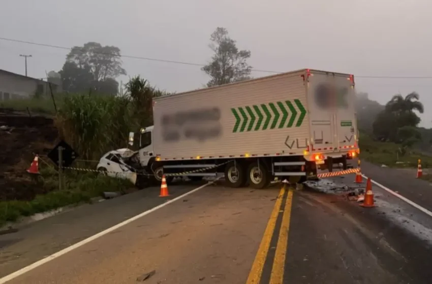  Grave acidente na BR-476 deixa duas vítimas fatais em Contenda