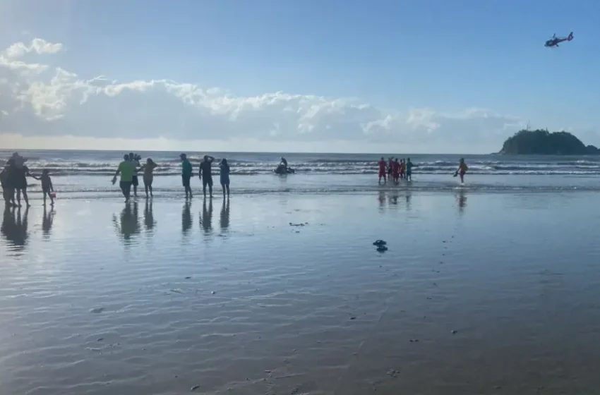  Corpo de Bombeiros do Paraná resgata corpo de adolescente desaparecido no Litoral
