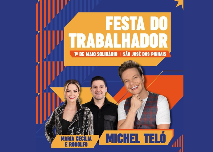 Maria Cecília & Rodolfo e Michel Teló se apresentam em São José dos Pinhais na Festa do Trabalhador