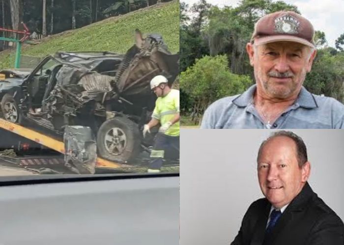  Empresário São Joseense morre em grave acidente na BR-376, ex vereador Elcio do Bolinho estava no carro e foi socorrido