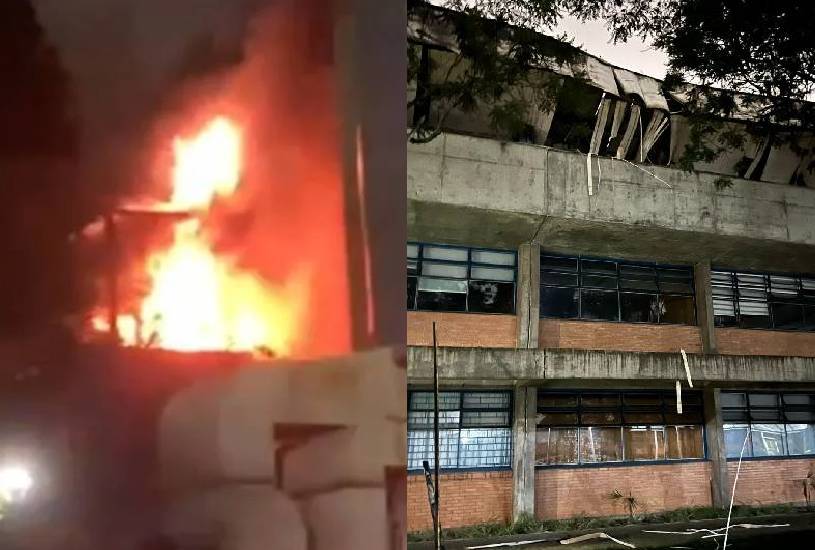  Incêndio atinge teatro da PUCPR durante cerimônia; não há feridos