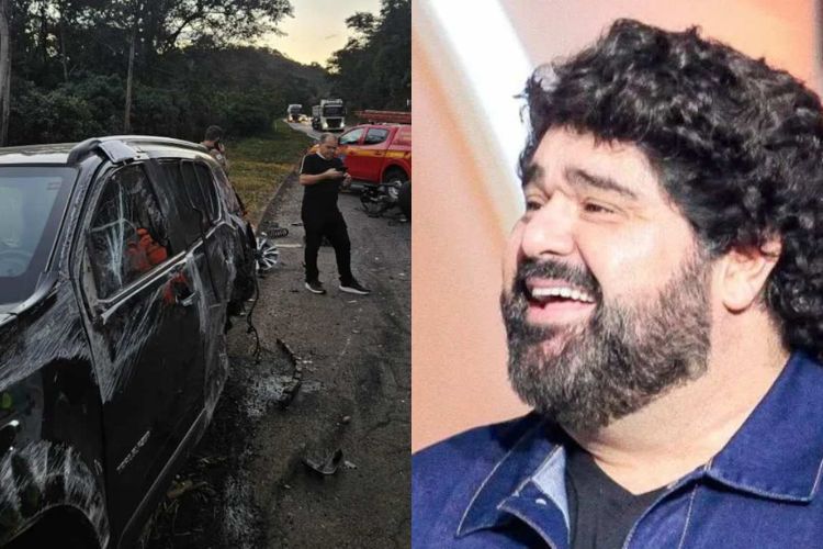  Fabiano Menotti sofre acidente de carro na BR-040: “Foi um grande susto”
