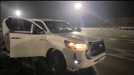 Hilux furtada em Santa Catarina é recuperada pela Guarda Municipal de São José dos Pinhais