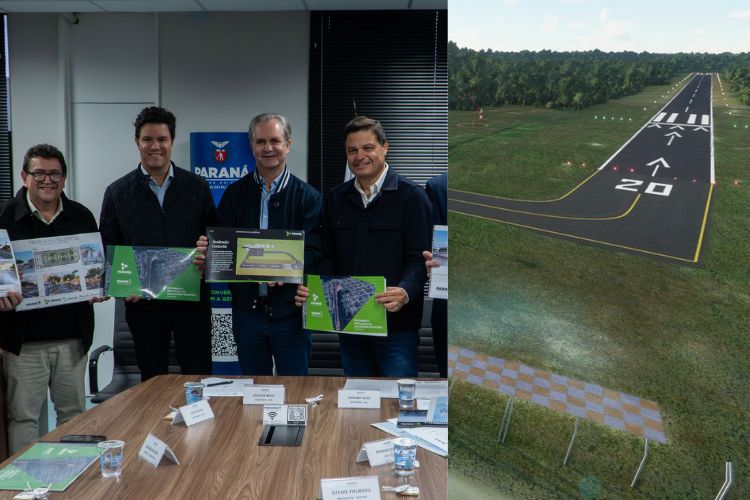  Guto Silva anuncia obras de reforma e ampliação do Aeroporto de Guaratuba