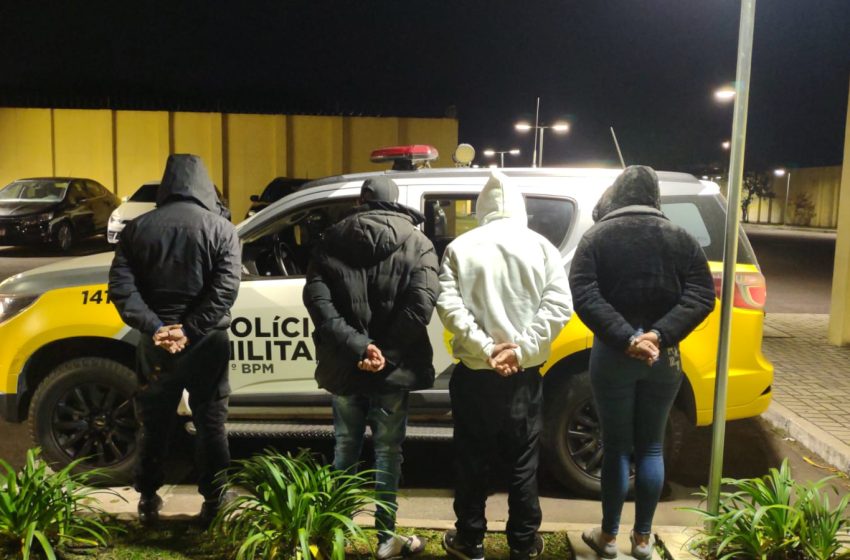  Polícia Militar prende quatro por tráfico de drogas em distribuidora de bebidas no Guatupê