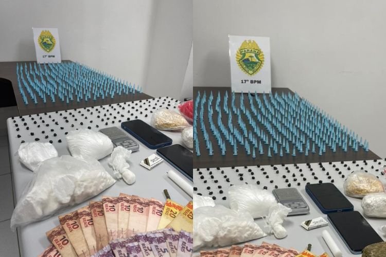  Homem é preso com grande quantidade de drogas no bairro Guatupê, em São José dos Pinhais