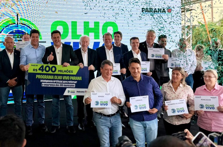  Guto Silva participa do lançamento da segunda etapa do programa Olho Vivo Paraná