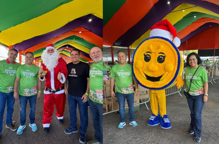  Maior campanha solidária do Paraná mobilizou a sociedade; Cleber Amorim participou da ação que beneficiou mais de 20 mil crianças