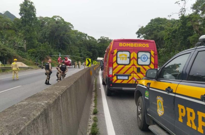  Policial militar morre após grave acidente de moto na BR-277, em Morretes
