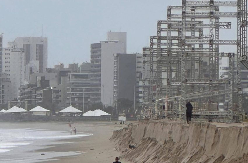  Governo do Estado mantém shows e inicia reparos para conter erosão nas praias de Matinhos