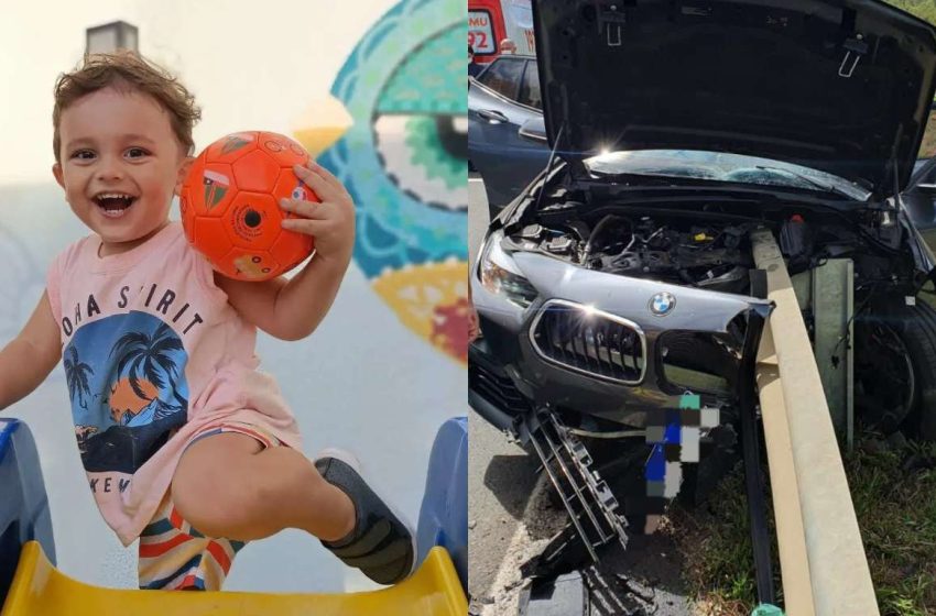  Criança de 5 anos morre após estrutura metálica atravessar carro na BR-376, em Tibagi