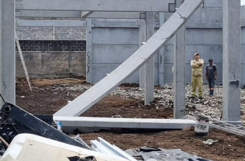  Trabalhador morre após ser atingido por viga de concreto em obra no Boqueirão