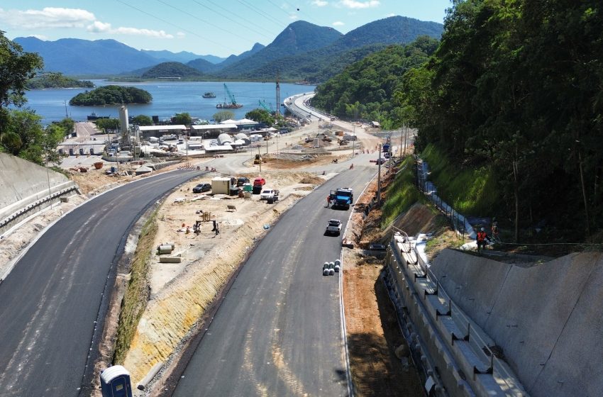  Obras da Ponte de Guaratuba entram na fase final e avançam em ritmo acelerado
