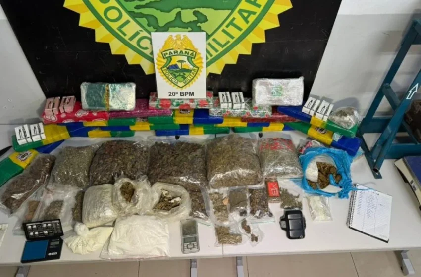  Denúncia anônima leva PM a ponto de tráfico e prisão no Hauer, em Curitiba