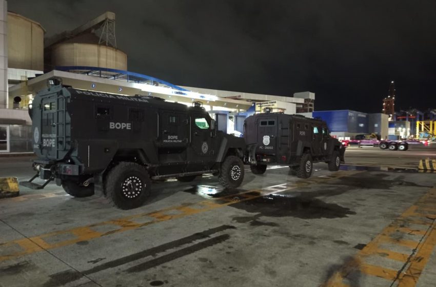  Novos blindados chegam ao Paraná para reforçar operações de segurança