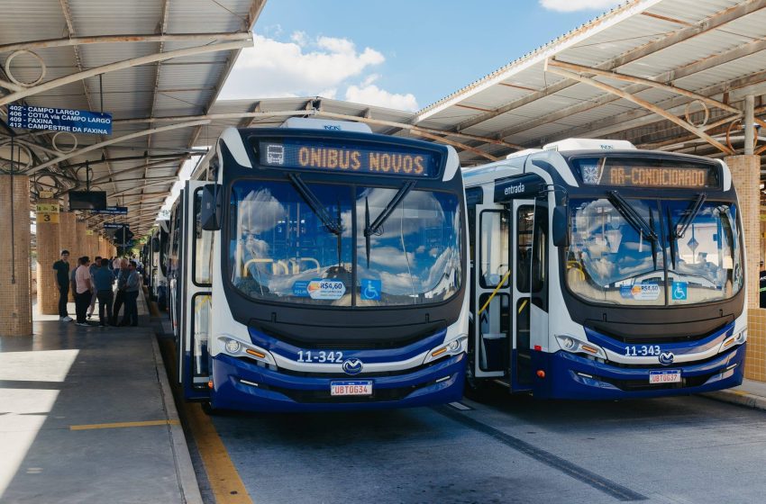 São José dos Pinhais amplia frota do transporte coletivo com oito novos ônibus no Lote 1