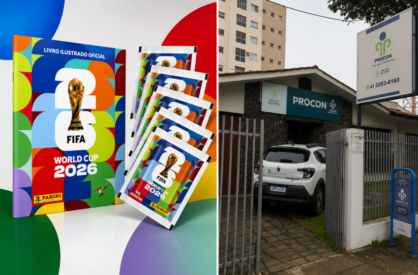  PROCON de São José dos Pinhais notifica Panini por atrasos e possíveis práticas abusivas na venda do álbum da Copa 2026
