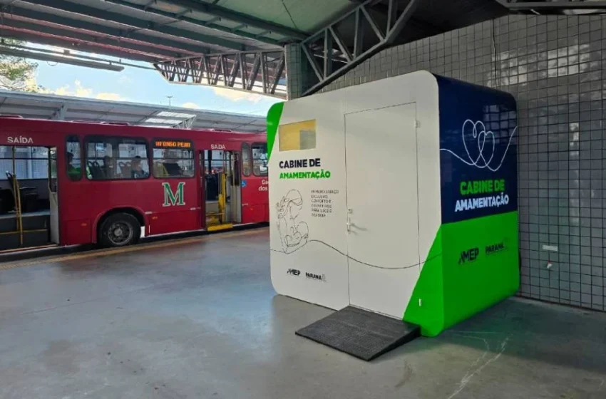 Cabine de amamentação no Terminal Afonso Pena é pioneira no Brasil