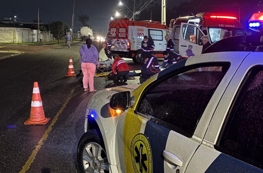  Homem morre após ser atropelado no bairro Iná, em São José dos Pinhais