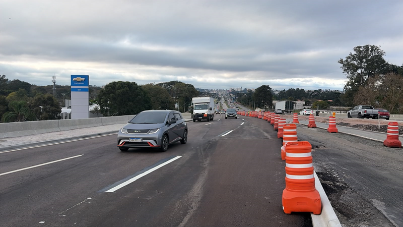  Linha Verde tem tráfego totalmente liberado na região do Viaduto Tarumã, em Curitiba